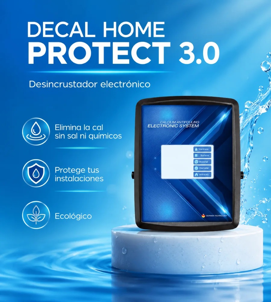 Decal Home Protect 3.0 — Elimina la cal sin sal ni productos químicos