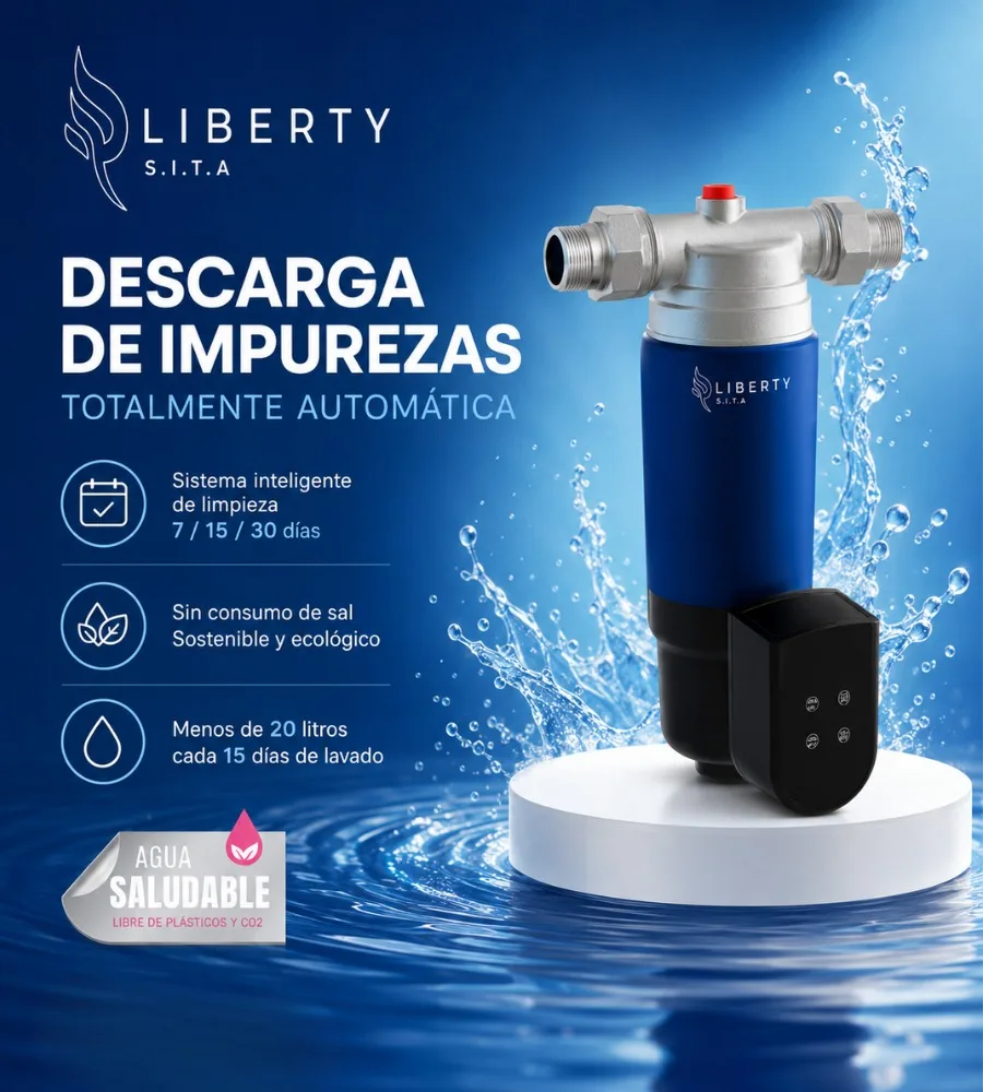 LIBERTY ES — Descarga de impurezas totalmente automática
