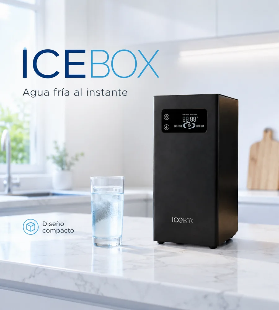 ICEBOX — Diseño ultracompacto para bajo fregadero
