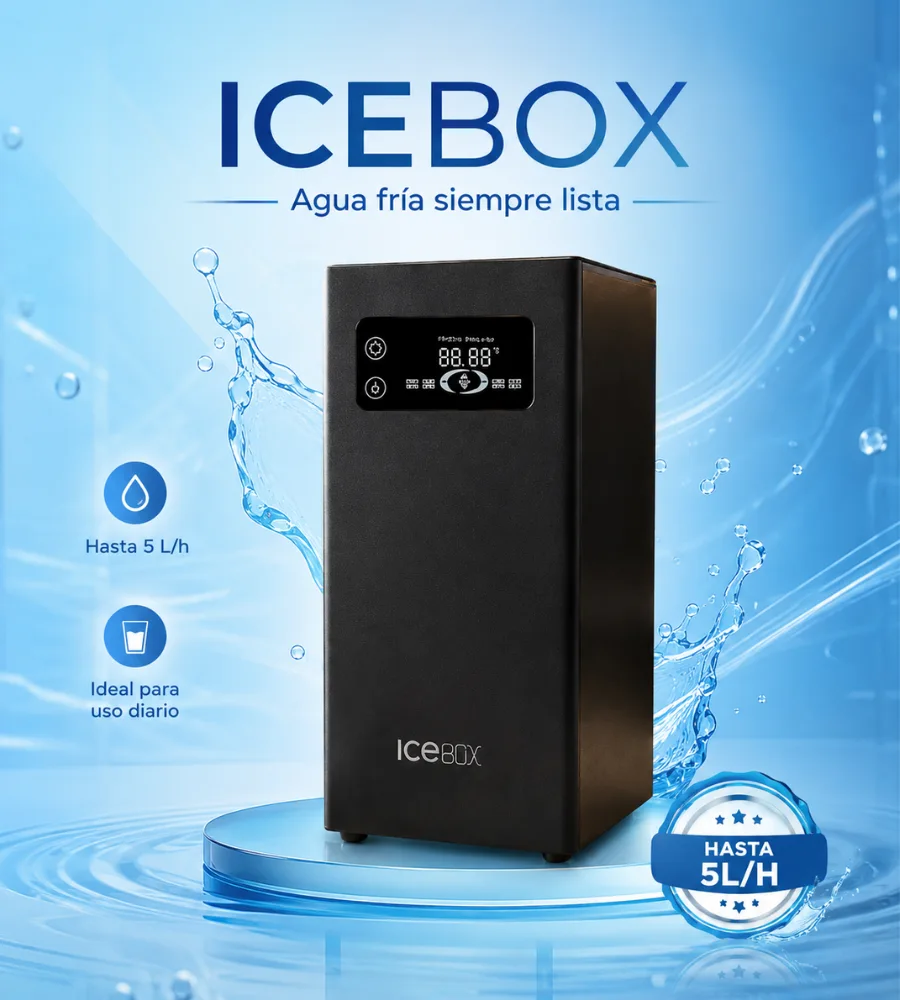 ICEBOX — Producción de hasta 5 litros por hora