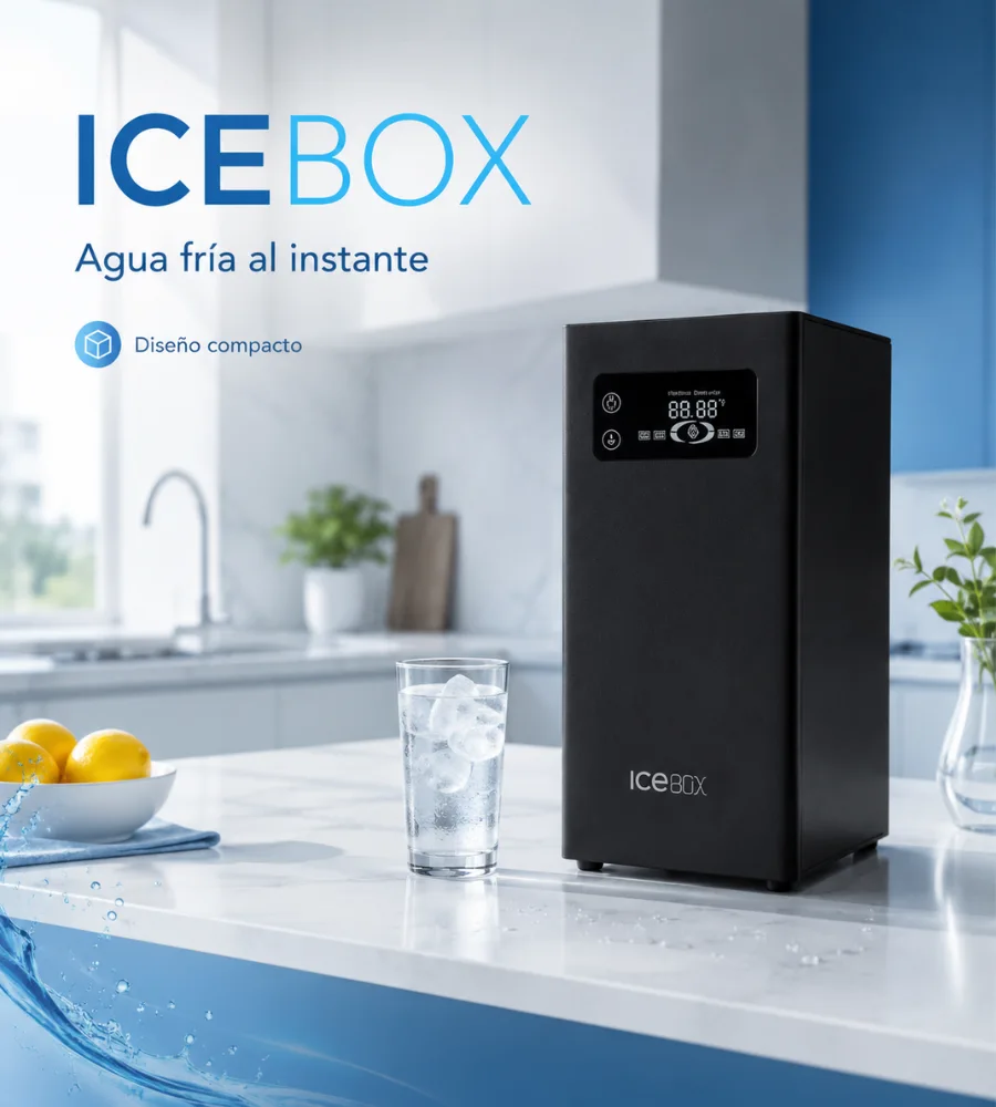 ICEBOX — Compatible con cualquier sistema de ósmosis