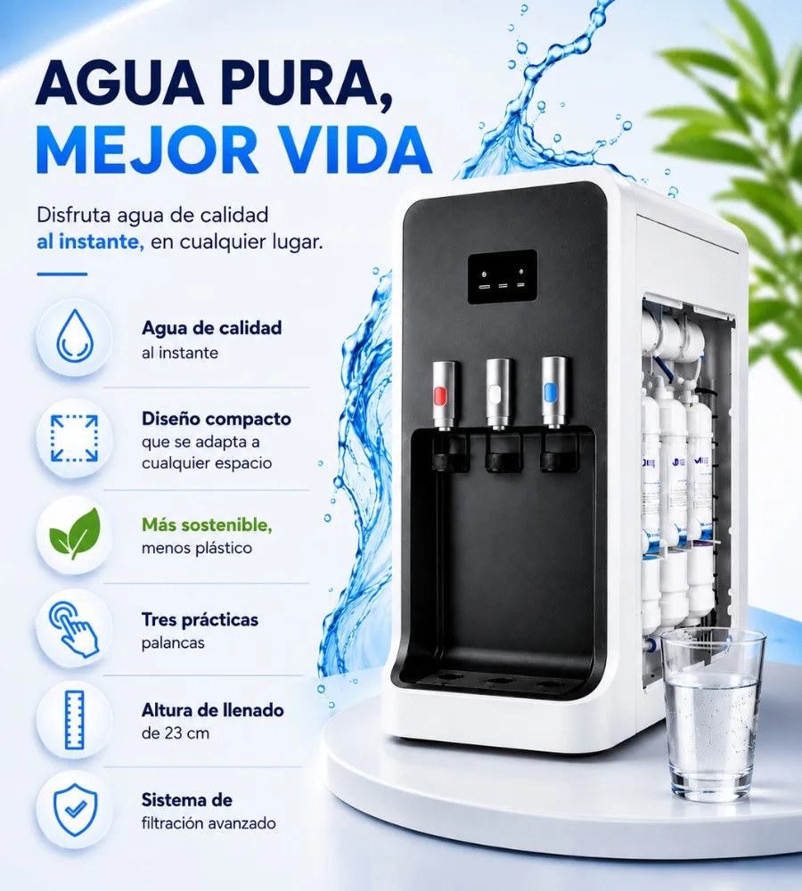 BLUE SEA 3.0 — Tres palancas y llenado cómodo