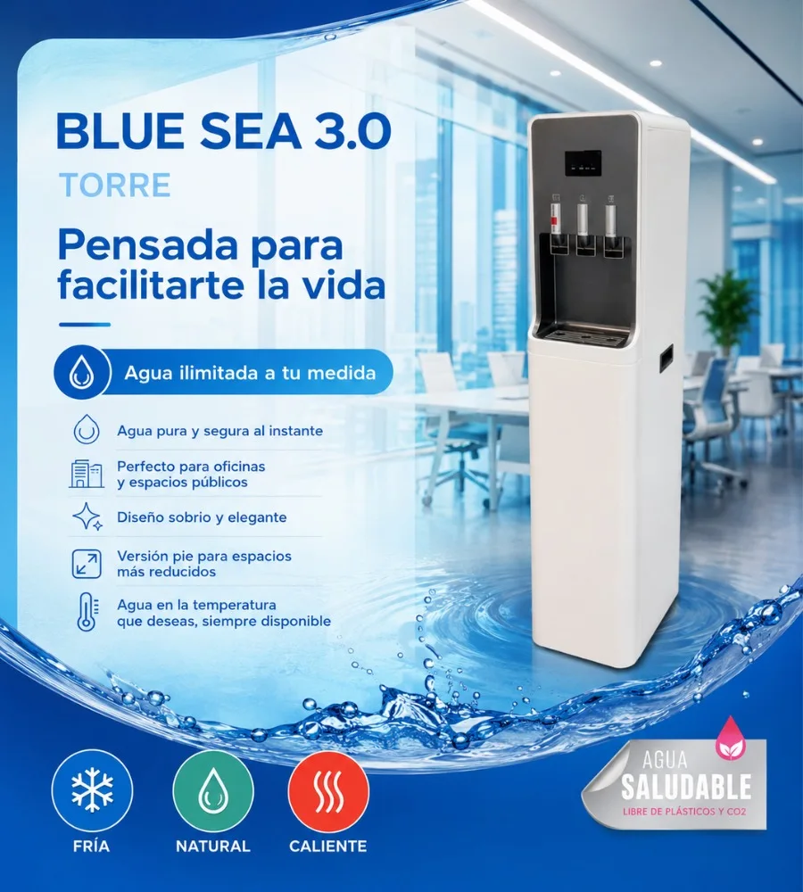 BLUE SEA 3.0 Torre — Pensada para oficinas y espacios públicos