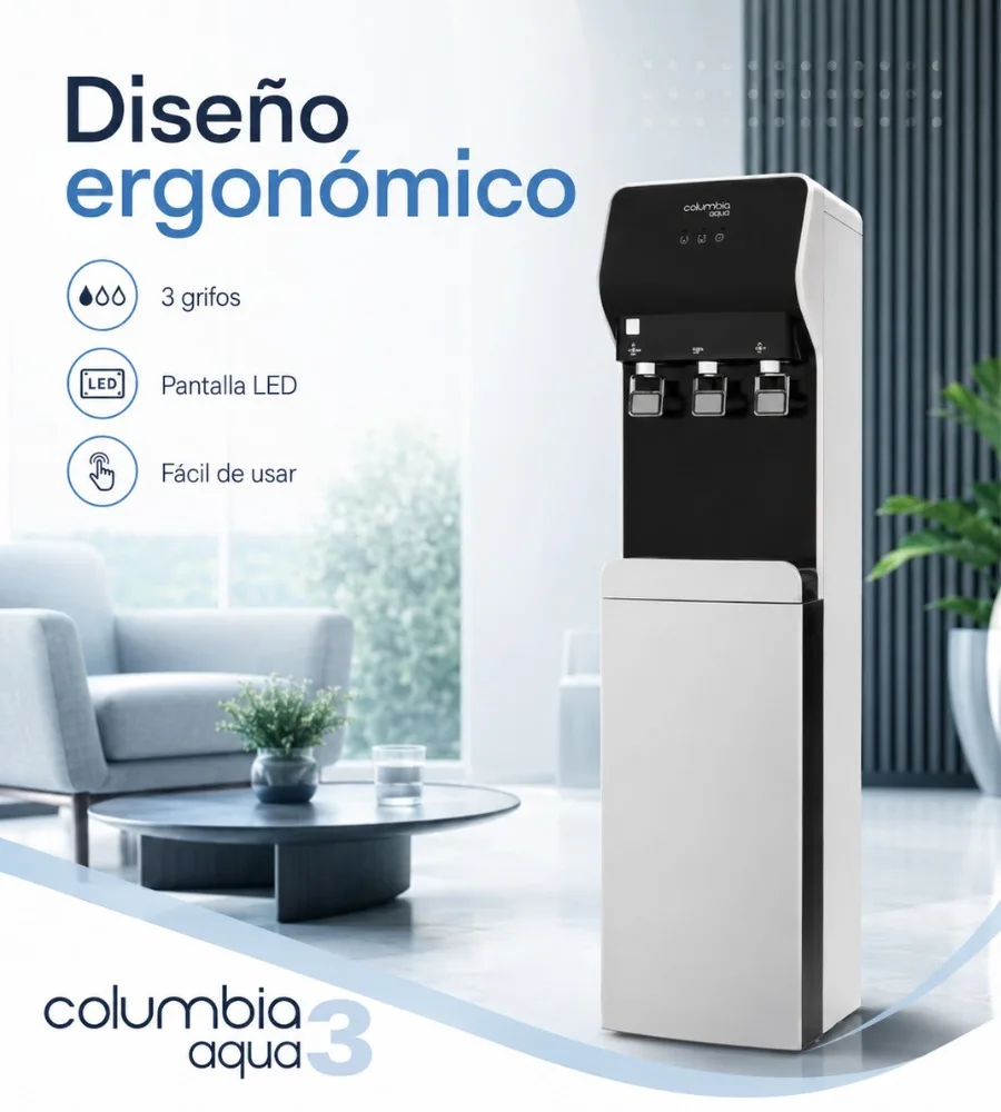 COLUMBIA 725 RO — Diseño ergonómico con pantalla LED