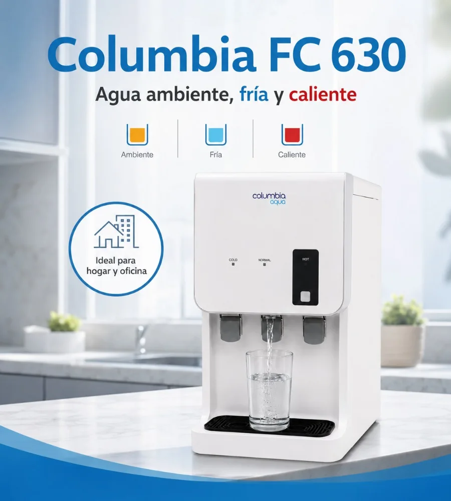 COLUMBIA FC 630 — Agua ambiente, fría y caliente