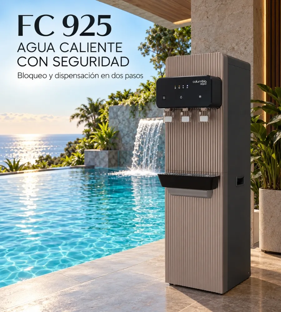 COLUMBIA FC 925 RO UV — Agua caliente con seguridad