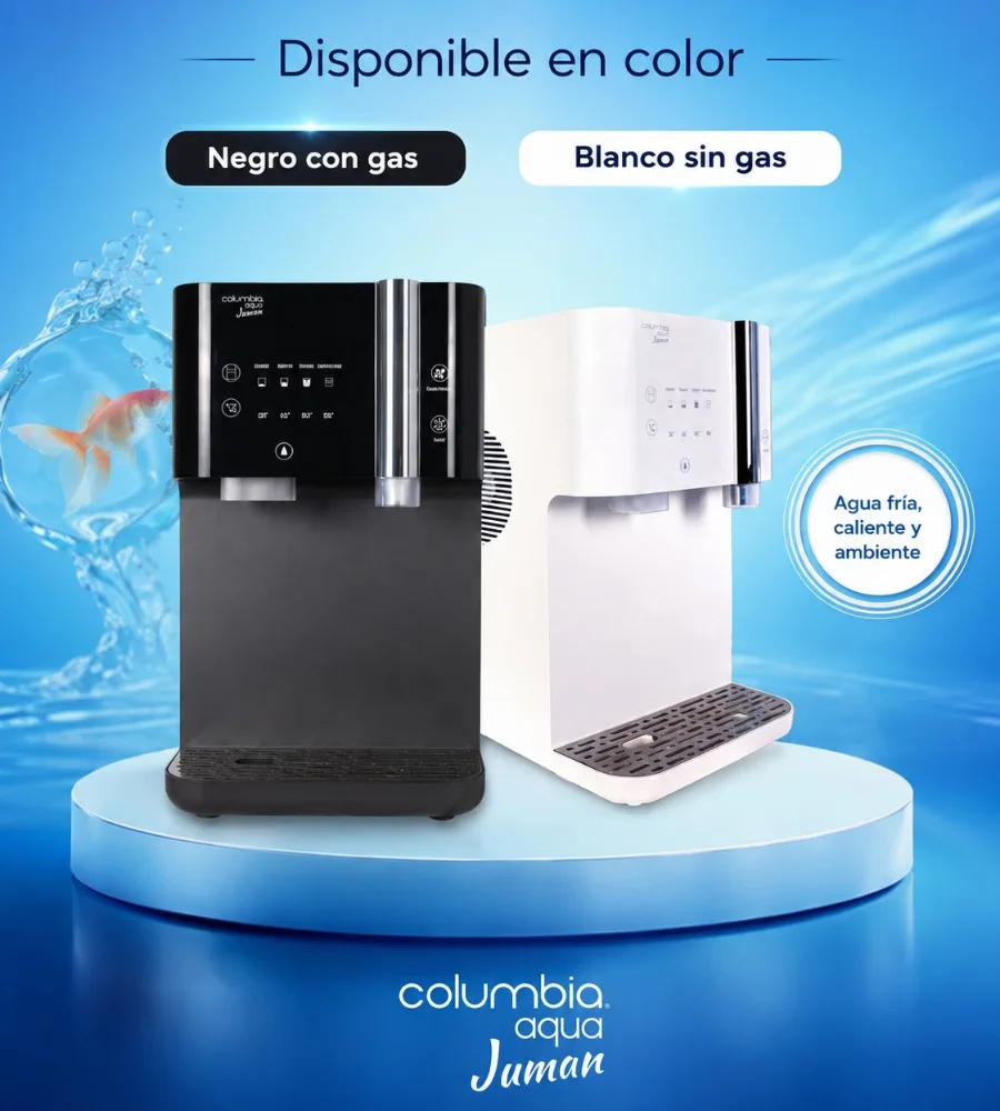 COLUMBIA JUMAN — Versión negra con gas y blanca sin gas