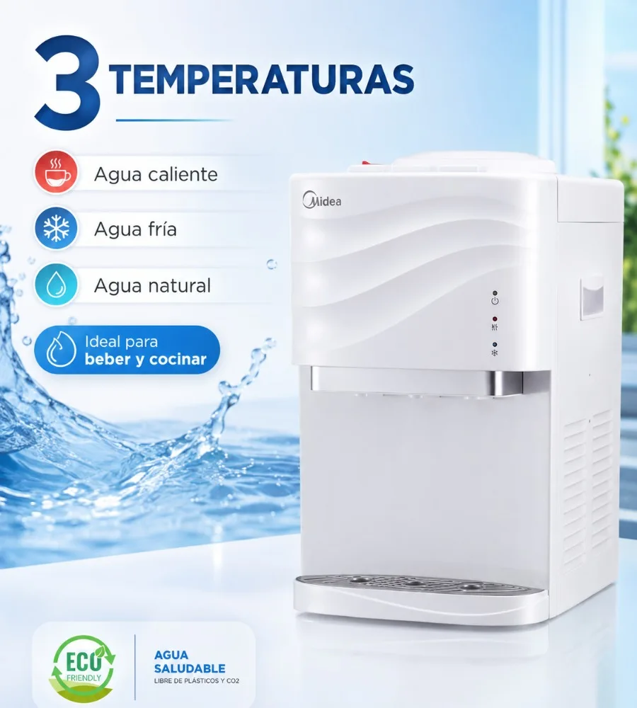 MIDEA ECO1600 — Tres temperaturas