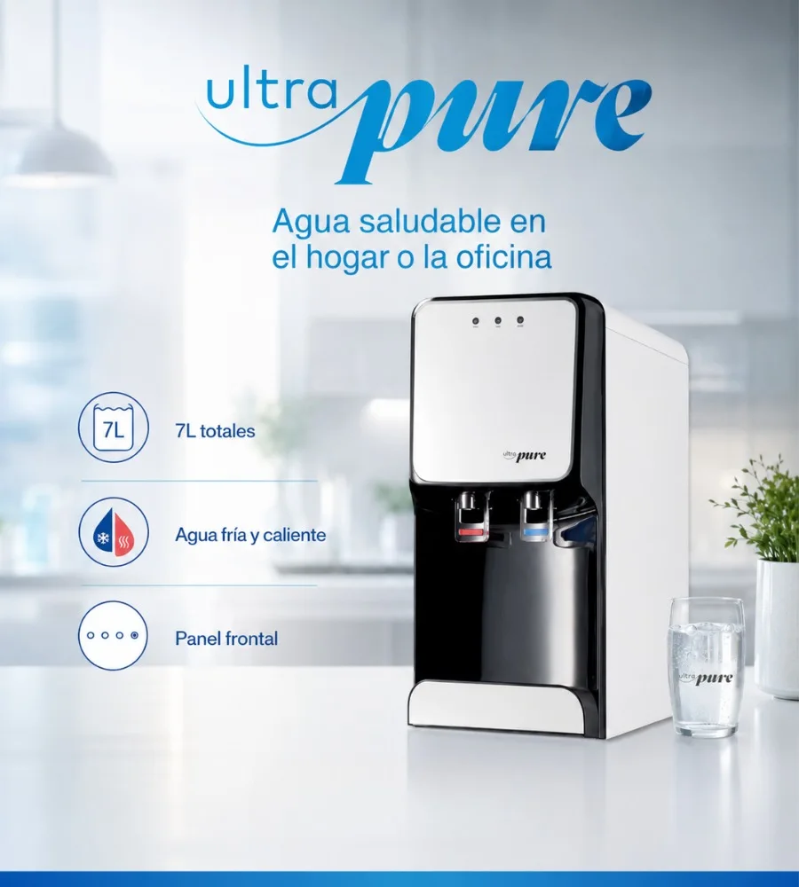 ULTRA PURE — Siete litros y panel frontal