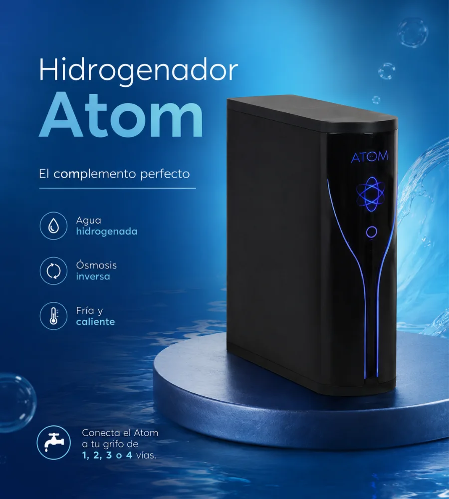 ATOM — Hidrogenador que se suma a la ósmosis ya instalada