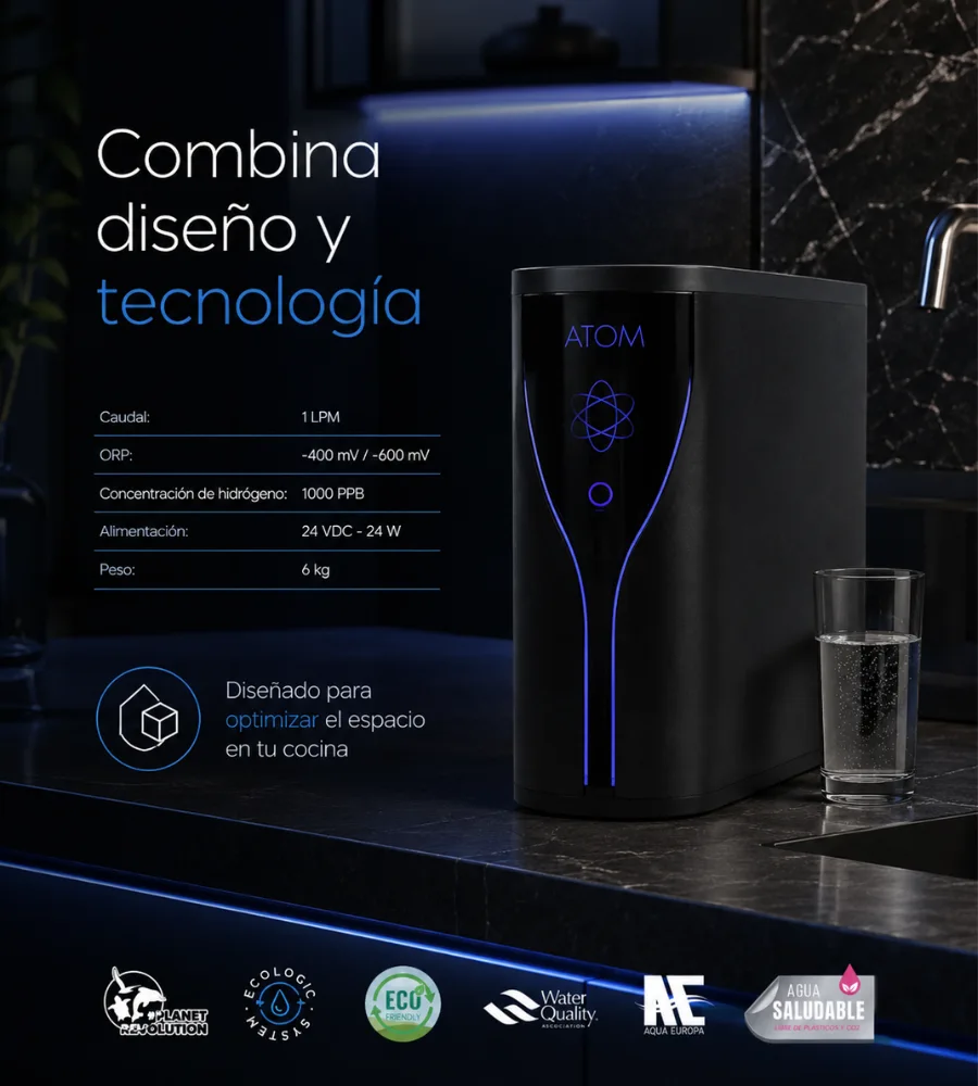ATOM — Caudal, ORP y concentración de hidrógeno