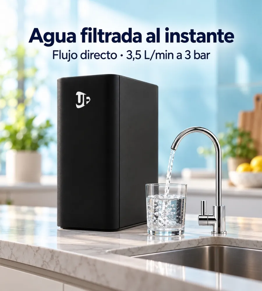 MICROTECH UF, agua filtrada al instante en flujo directo