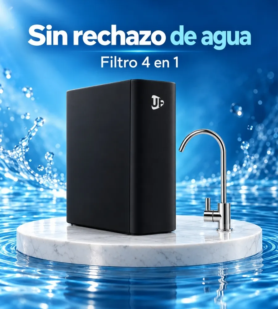 MICROTECH UF, sin rechazo de agua y con filtro 4 en 1