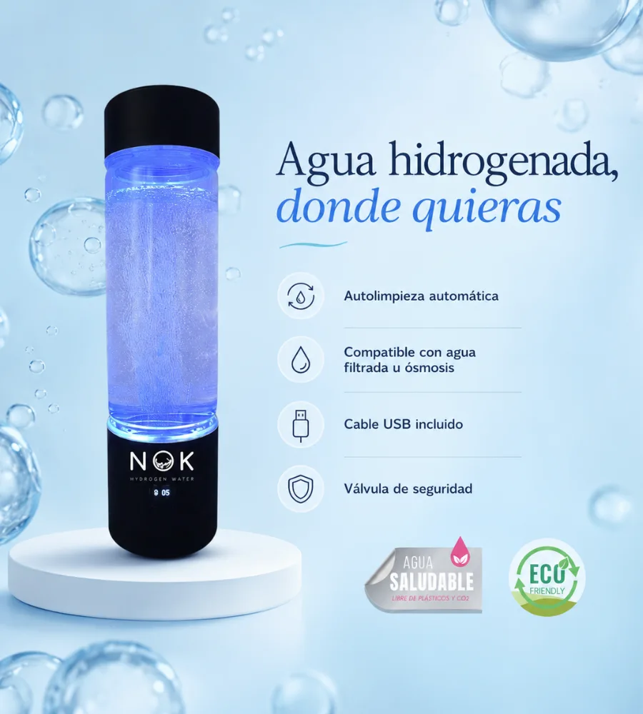 NOK — Compatible con agua filtrada y de ósmosis