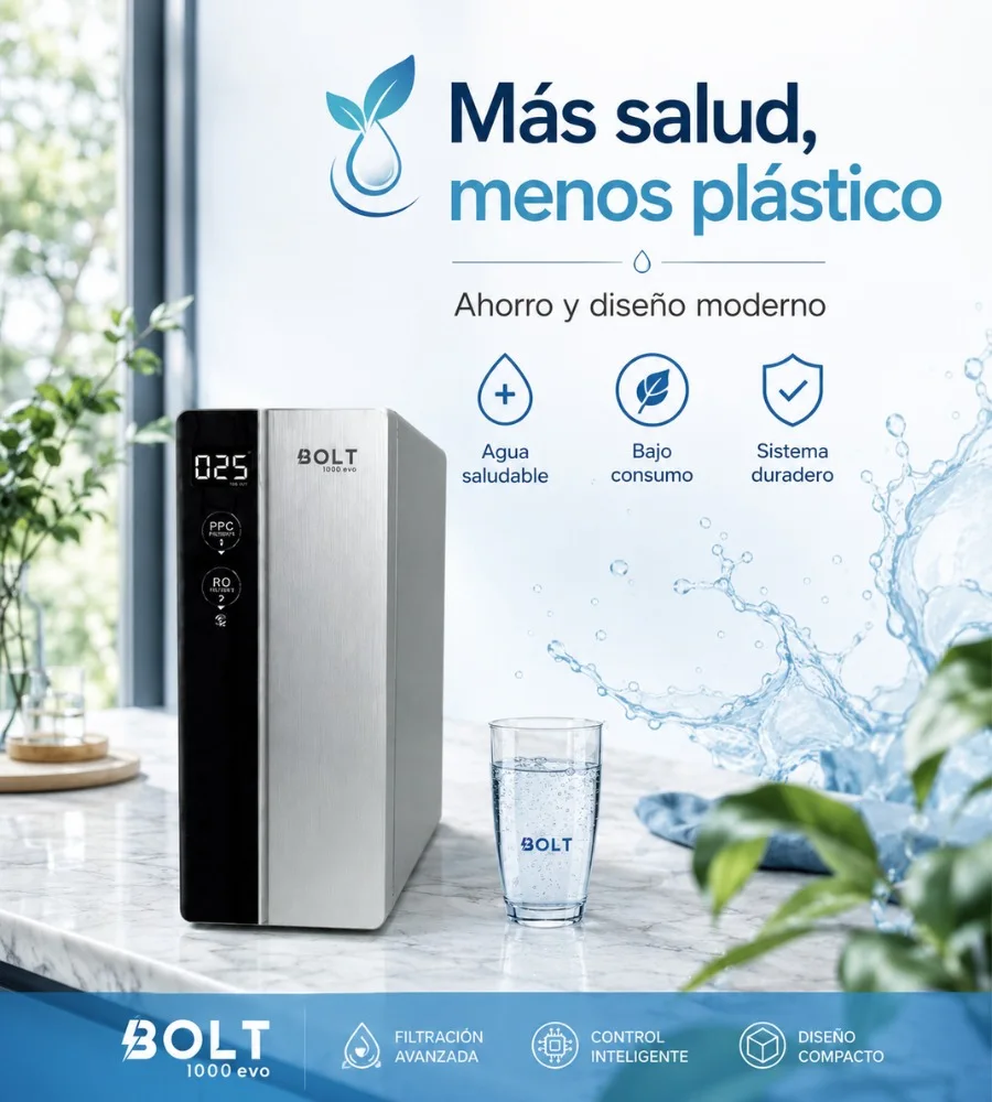 BOLT 1000 EVO — Menos plástico y menos gasto
