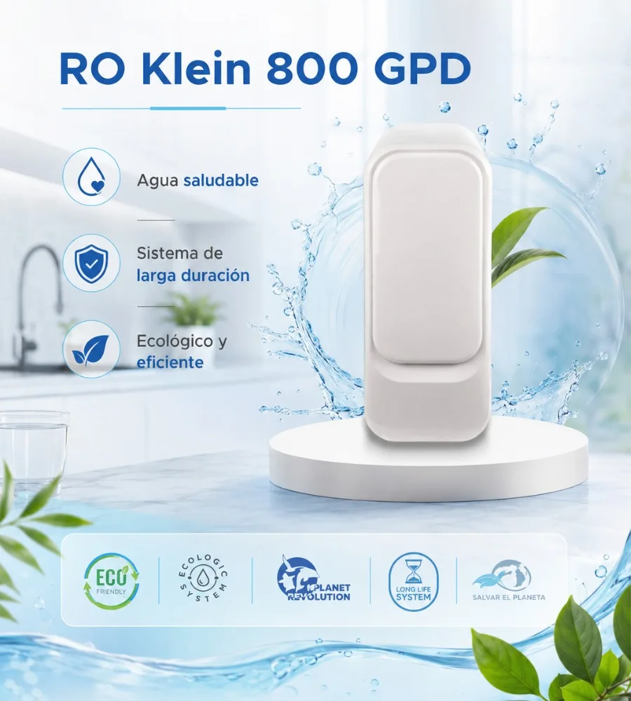 RO KLEIN 800 GPD — Sistema de larga duración