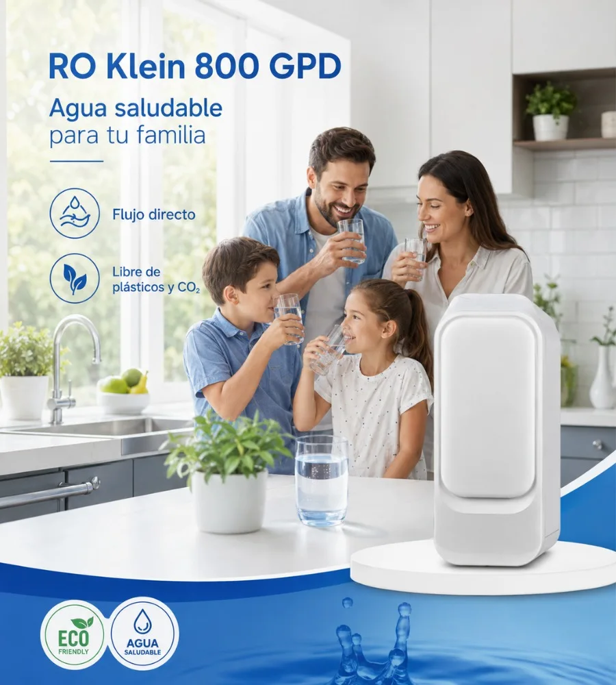 RO KLEIN 800 GPD — Agua saludable para la familia