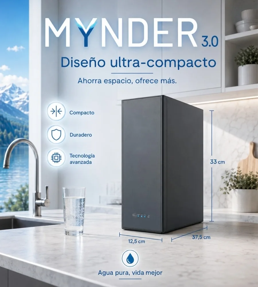 MYNDER 3.0 — Diseño ultra-compacto