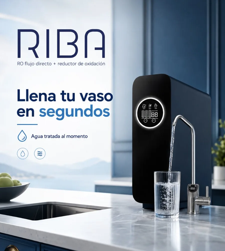 RIBA 800 H2ELITE — Llena tu vaso en segundos
