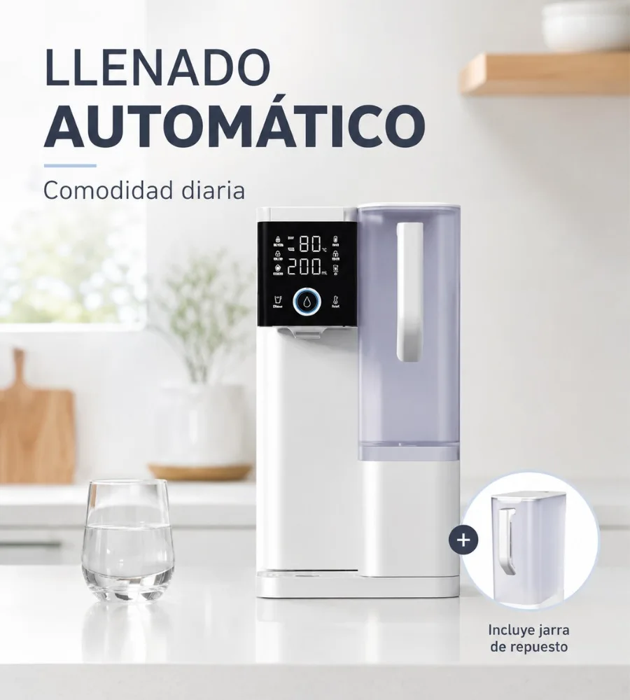 RO MOON — Llenado automático y jarra de repuesto