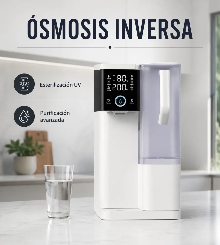 RO MOON — Purificación por ósmosis inversa con esterilización UV