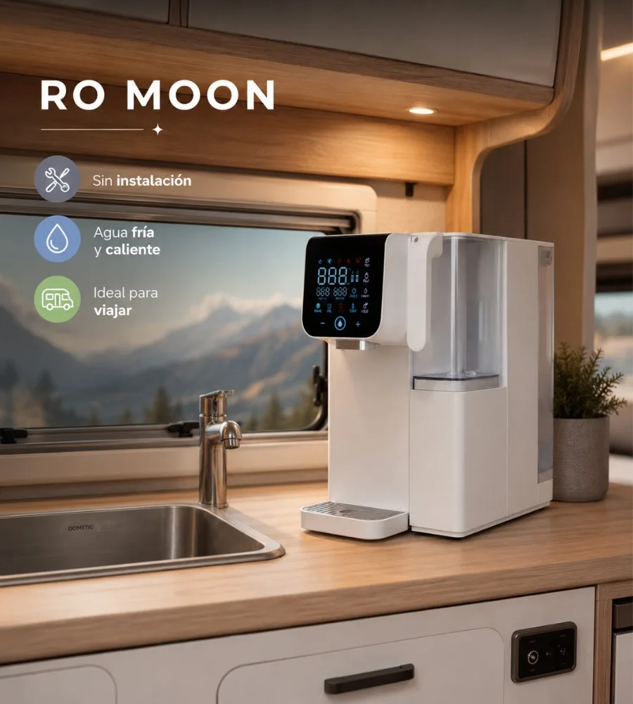 RO MOON — Uso en autocaravana, segunda residencia y bungalow