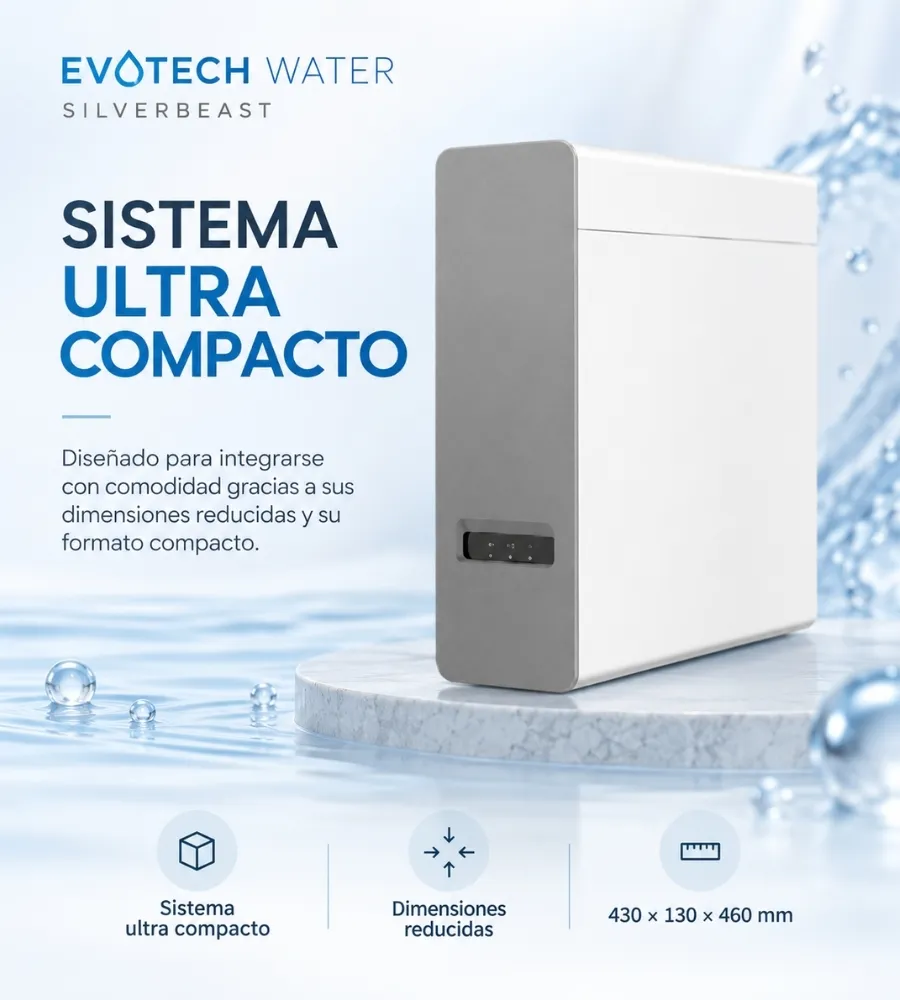 SILVER BEAST — Sistema ultra compacto de 430 × 130 × 460 mm