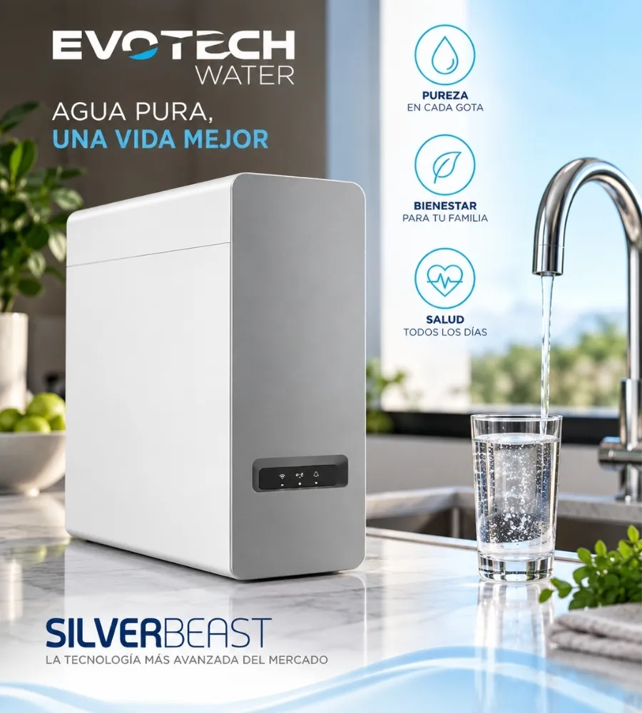 SILVER BEAST — Agua pura al abrir el grifo