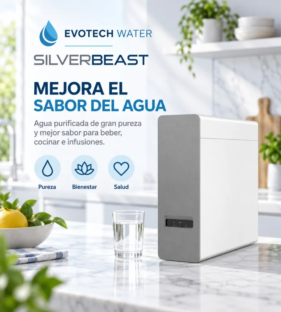 SILVER BEAST — Mejora el sabor del agua
