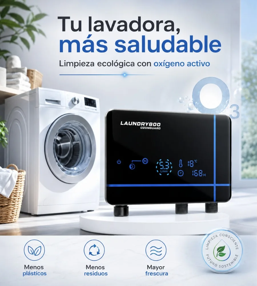 LAUNDRY 800 — Tu lavadora, más saludable