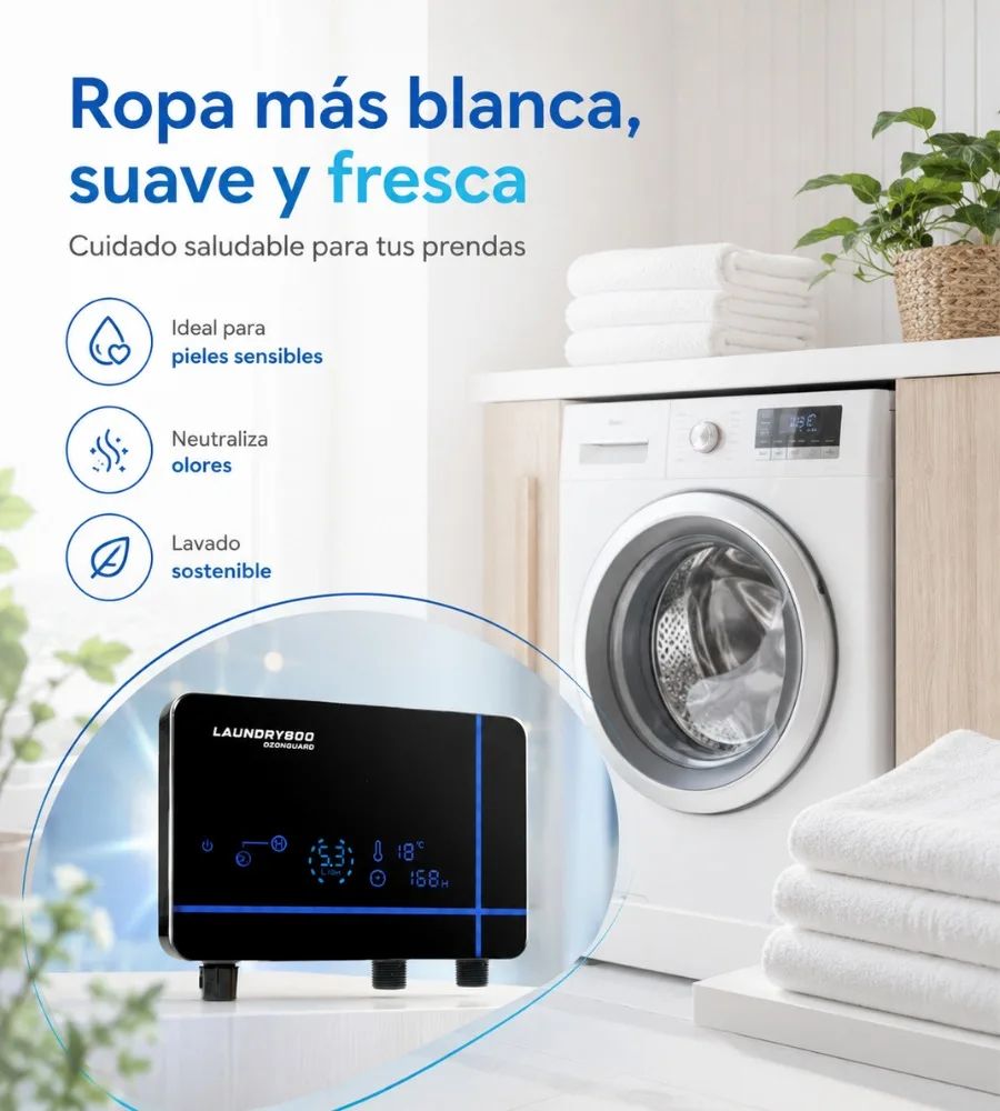 LAUNDRY 800 — Ropa más blanca, suave y fresca