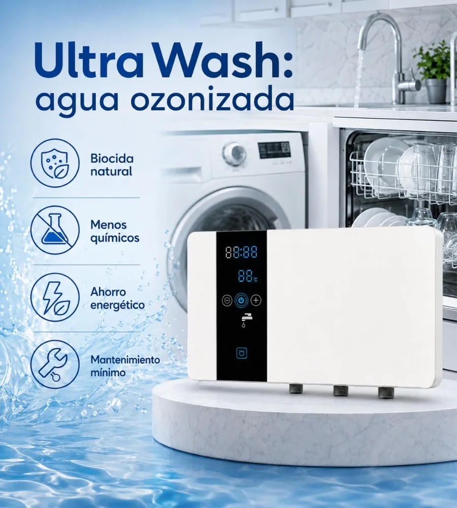 ULTRAWASH — Agua ozonizada de acción natural