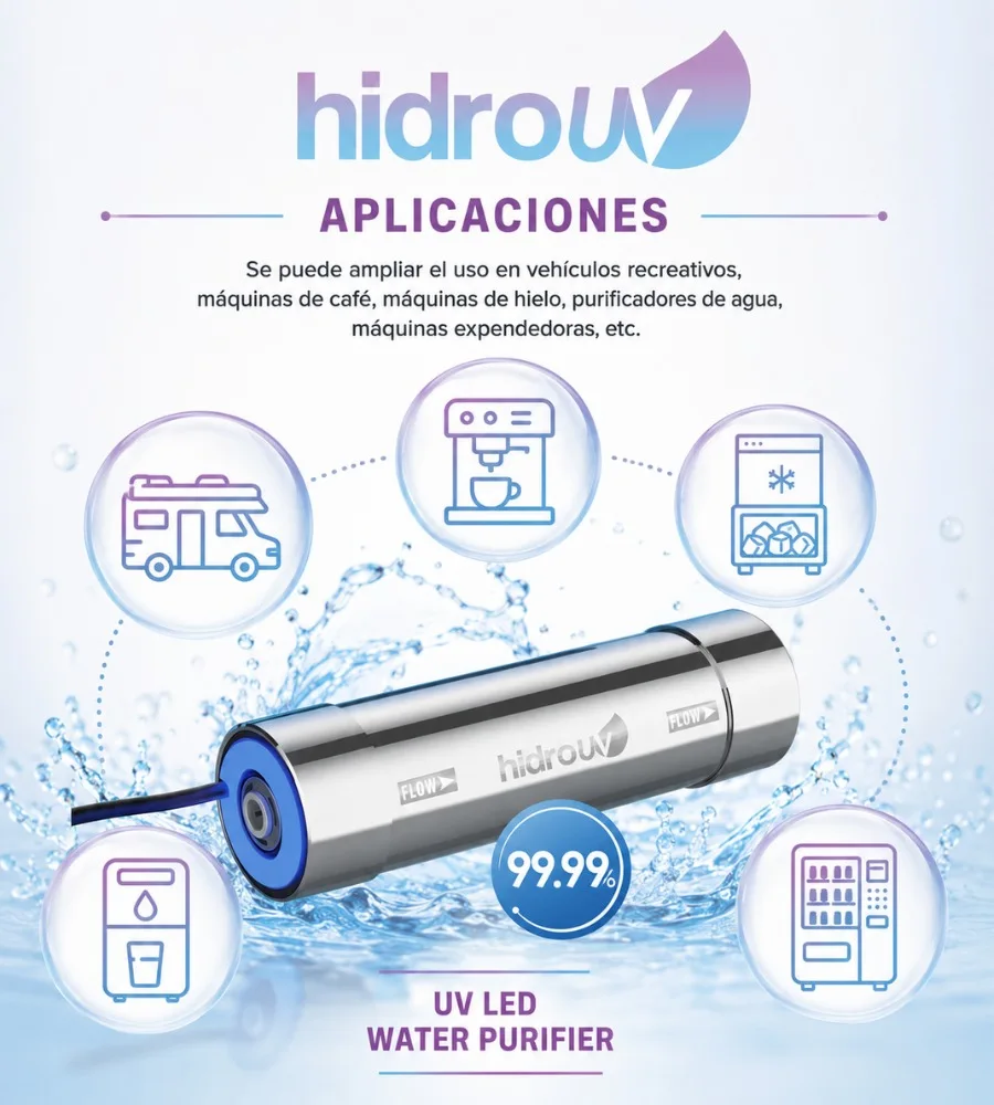 HIDRO UV — Aplicaciones recomendadas
