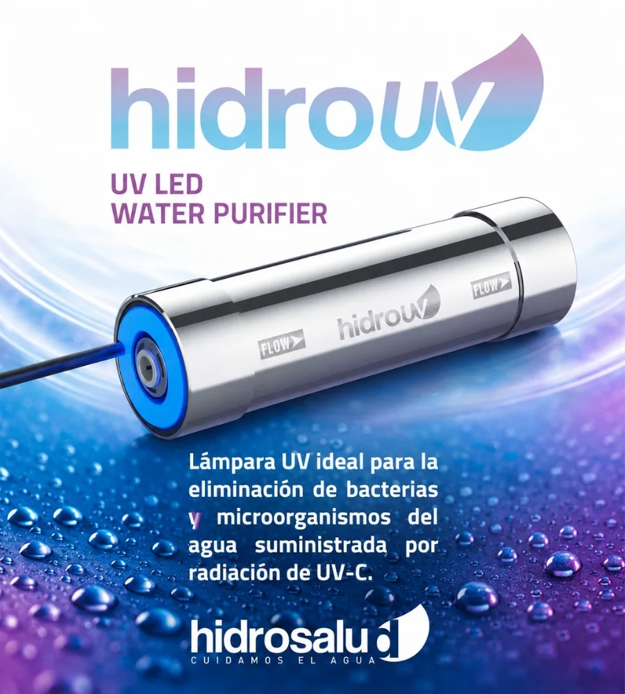HIDRO UV — Purificador UV LED de Hidrosalud