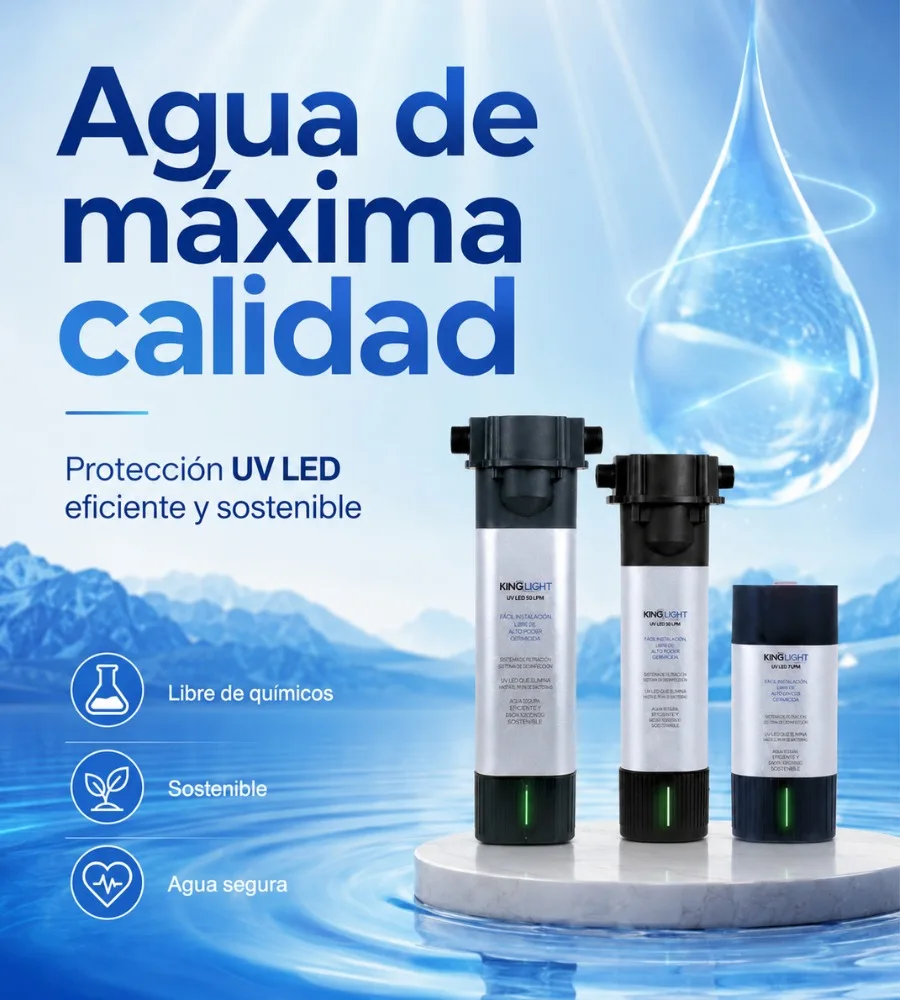 KINGLIGHT UV LED — Eficiencia y sostenibilidad
