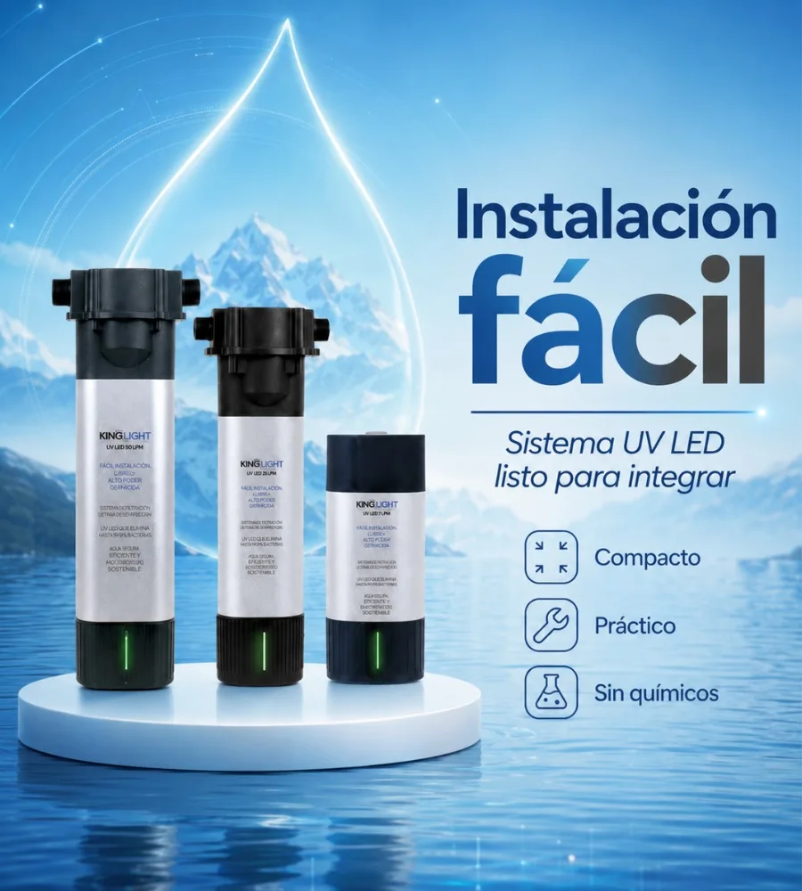 KINGLIGHT UV LED — Sistema listo para integrar