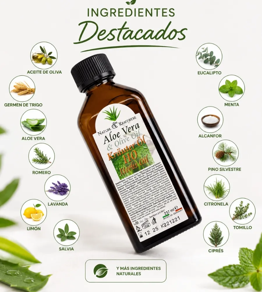ACEITE 110 HIERBAS KRÄUTER 100 ML — 110 hierbas en una botella