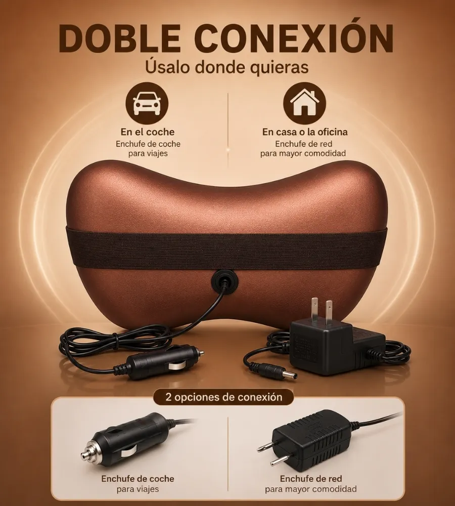 ALMOHADA SHIATSU — Úsalo donde quieras