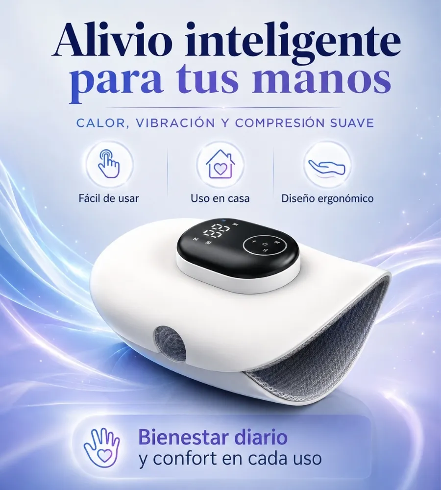 ARTROSISTOP MANO — Calor, vibración y compresión suave