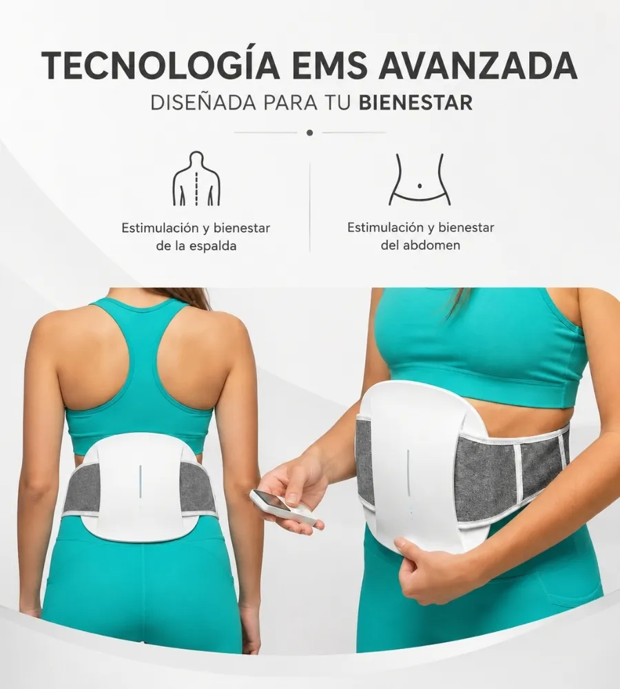 QUIROTENSE LASERCORE EMS PRO — Espalda y abdomen
