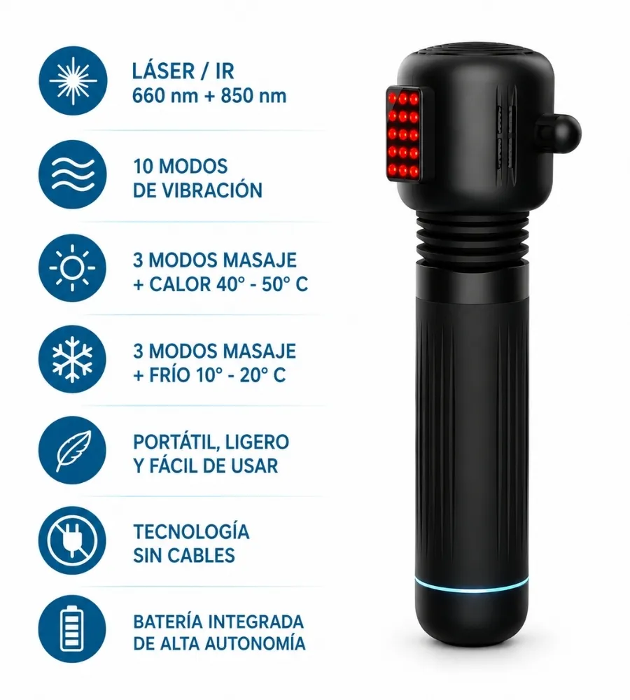 DUE TECH — Masaje con calor o con frío
