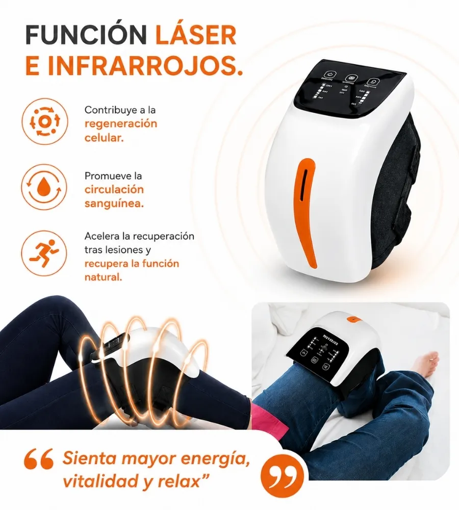 LÁSER DE RODILLA — Acción directa sobre la rodilla