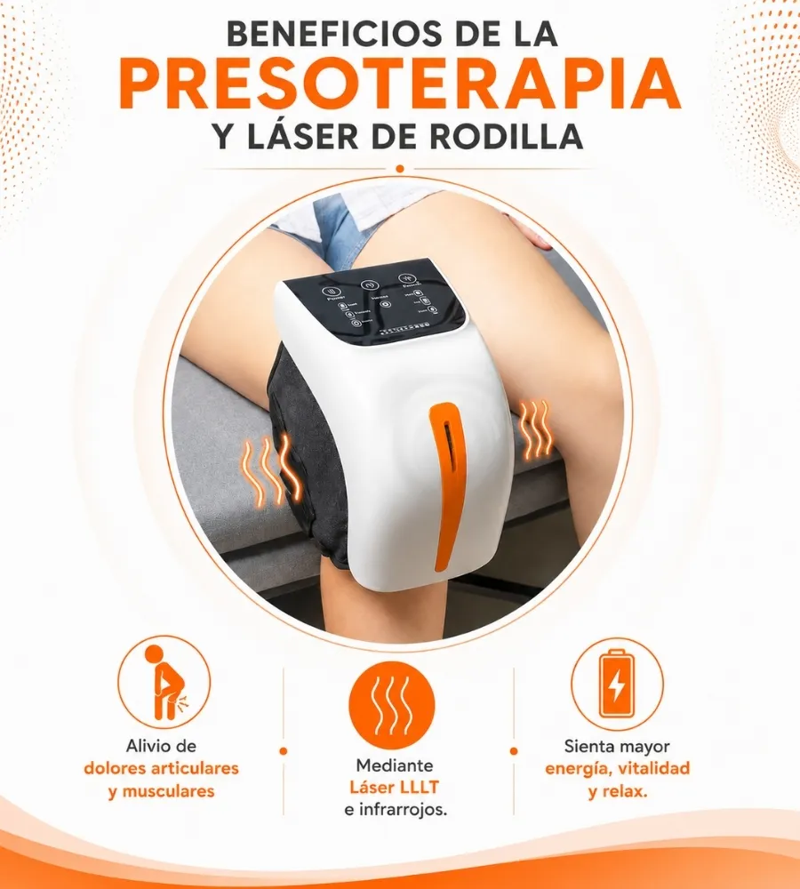 LÁSER DE RODILLA — Beneficios combinados