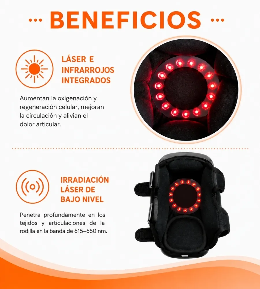 LÁSER DE RODILLA — Irradiación láser de bajo nivel