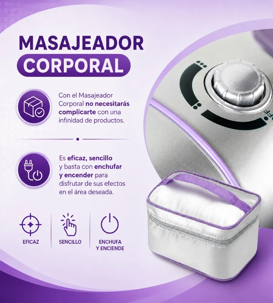 MASAJEADOR CORPORAL — Sin complicaciones