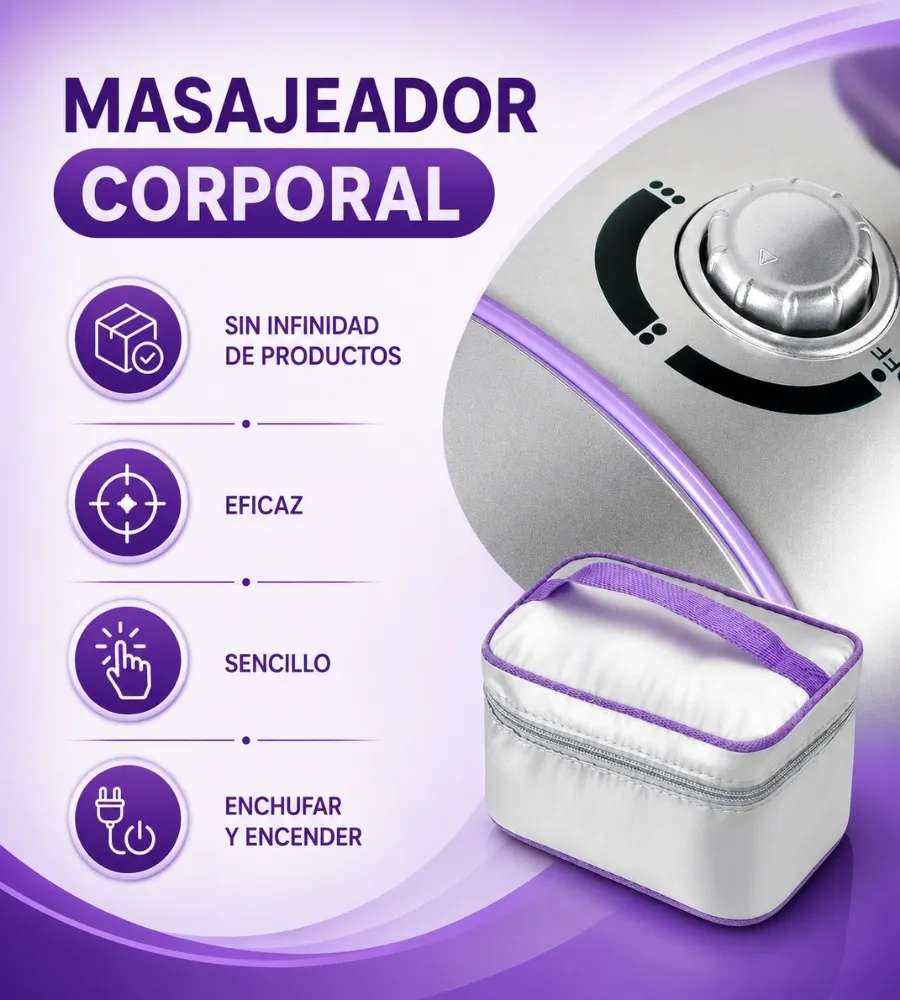MASAJEADOR CORPORAL — Enchufar y encender
