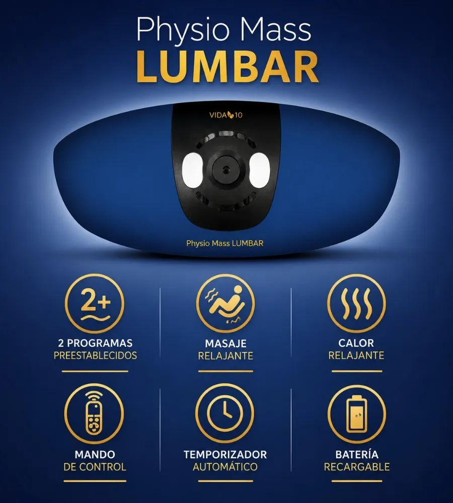 PHYSIO MASS LUMBAR — Funciones