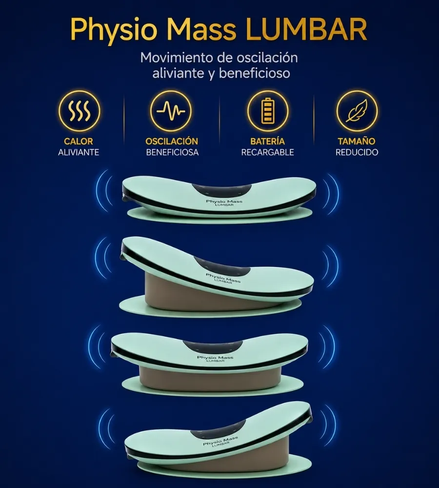 PHYSIO MASS LUMBAR — Aliviante y beneficioso