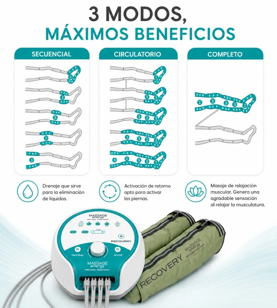 MASSAGE ENERGY 5 CANALES — Máximos beneficios