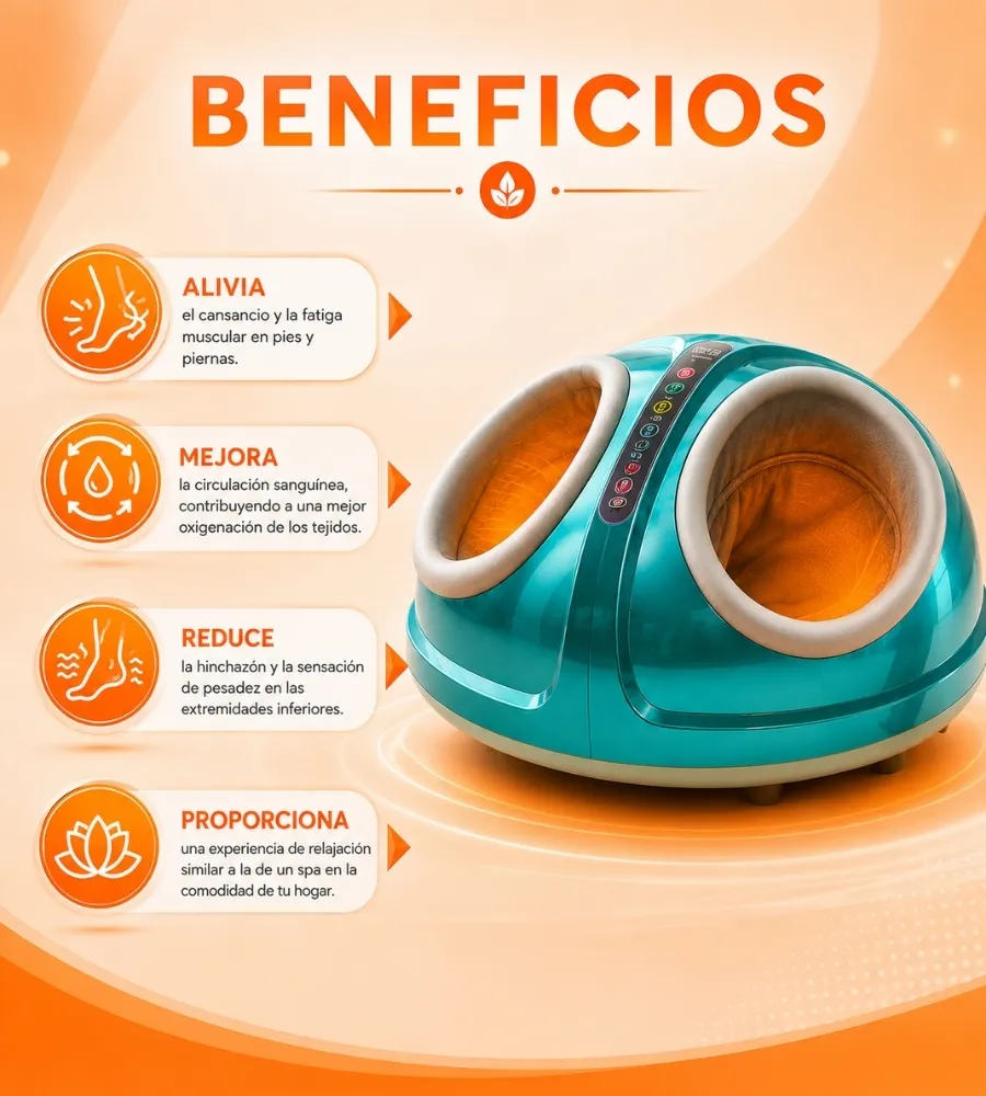 PRESOTERAPIA PIES — Calor reconfortante